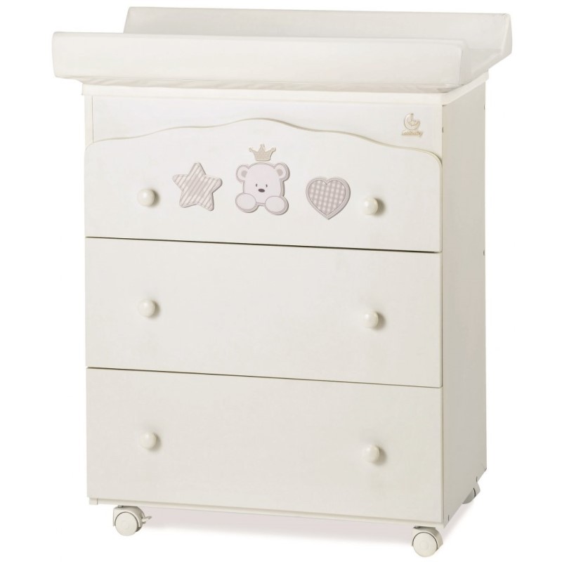 Multifunkčná prebaľovacia komoda Baby Re biela